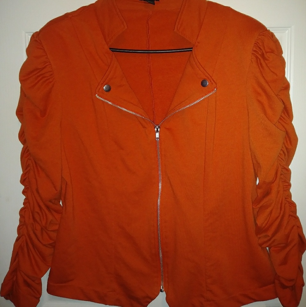 New Directions Orange jacket